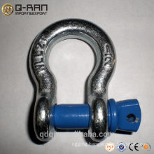 Galvanized screw pins anchor g209 crane shackle hardware 1-1/8